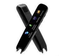 Feegow Scan Reader Pen, 123 Languages Scan Translator Pen, Portable Language Learning Tool, Smart Offline Translation Pen Reading Pen For Dyslexia(black)