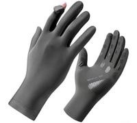 Feegow Touchscreen Bike Gloves UPF50+ Sun Protection for Riding | UPF50+ sun block, breathable ice silk, quick-dry fabric, touchscreen tips, secure silicone grip