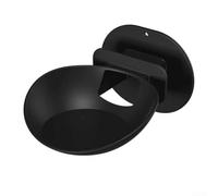 Feegow Wall Mount for Echo Dot Max, Space-Saving ABS Bracket with Cable Management, For Speaker Holder Stand for Home Organization, For Easy Installation, White or Bla(Black)