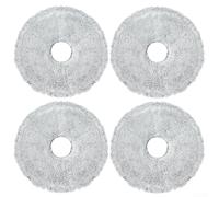 Feegow Washable Reusable Mop Cloths For LYNKBEY M20 Pro Robot Vacuum And, Soft Microfiber Cleaning Pads, High Absorbency Floor Care Accessories, 2/4 Pack(4 PACK)