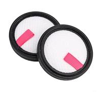 Feegow Washable Tank Filter Compatible with K370 N370 N300 Cordless Vacuum Cleaner, Reusable Dust Cup Filter for Efficient Suction and Air Quality, Black and Whit(2 PACK)