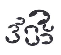 FEEIMOL Manganese Steel E-Clip External Retaining Ring Snap Internal Circlip Ring 11mm (40 pcs)
