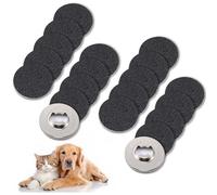 Feekoon 20Pcs Compatible with Dremel SD60-PGK EZ Lock Pet Nail Grooming Sanding Discs, which Compatible with Dremel 7760-PGK and 8240, 8250, 8220, 3000, 4000, 4300 Models Rotary Tools