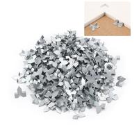 Feekoon 250 Pcs Glazier Points, Glazing Push Points for Picture Framing, Zinc Finish Picture Framing Supplies, for Glass Installation, Window Glazing and Cross Stitch