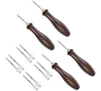 Feekoon 4 Pack Fish Venting Tool, Venting Kit for Deep Sea Fishes with Stainless Steel Needle, Fishing Tackle for Saltwater Fishing Fish Release and Return (Patent Pending)