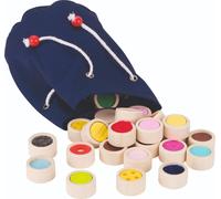 Feel-A-Pair Memo Game In A Cotton Bag - 16 Assorted, 32 Pieces Goki Multi 1 Pack