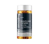 Feel Amazing Bone & Joint Complex Gummies - with Calcium, Vitamin D3 & Marine Collagen - 60 Grapefruit Flavoured Gummies - 1 Month Supply
