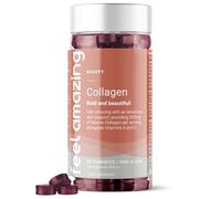 Feel Amazing Collagen Gummies with Vitamins A & C - 500mg of Marine Collagen Per Serving - Advanced Skin Support - 30 Gummies - 1 Month Supply