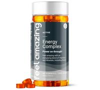 Feel Amazing Energy Complex Gummies - Vitality Support with B-Vitamins - Immune Boost - Mango Flavour, Vegetarian, Halal, 60 Gummies, 30-Day Supply (1)