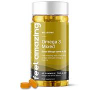Feel Amazing High Strength 120mg Omega 3 Fish Oil, EPA & DHA Infused Omega 3 Gummies - Refreshing Citrus Flavoured - 60 Count - 1 Month Supply