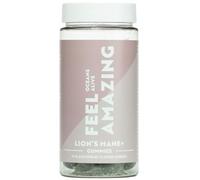 Feel Amazing Lion's Mane+ Gummies - These High Strength Gummies are A Simple and Convenient Way to Experience The Benefits of Lion's Mane Mushroom - Contains 30 Blackcurrant Flavoured Gummies