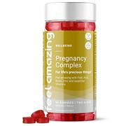 Feel Amazing Pregnancy Complex Folic Acid Gummies - Vital Nutrients for All Pregnancy Stages - Raspberry Flavored, Vegan, Halal - 60 Gummies, 30-Day Supply (1)