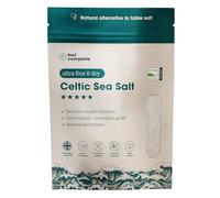 Feel Complete | 800g Ultra Fine & Dry Celtic Sea Salt Powder | No Need To Grind | Organic Approved | Essential Minerals & Electrolytes | Natural Alternative to Table Salt | Lab Tested