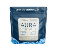 Feel Complete | Organic Aura Sea Salt | Black Pepper Infused Celtic Sea Salt | Daily Vitamin D In Every Pinch | Perfect Finishing Salt | Tastes Great on Everything! | Great Taste Award Winner | Vegan