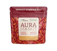 Feel Complete | Organic Aura Sea Salt | Cayenne Pepper & Paprika Infused Celtic Sea Salt | Daily Vitamin D In Every Pinch | Perfect Finishing Salt | Great Taste Award Winner | Gentle Spice | Vegan