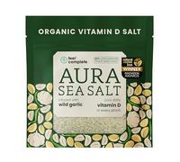 Feel Complete | Organic Aura Sea Salt | Wild Garlic Infused Celtic Sea Salt | Daily Vitamin D In Every Pinch | Perfect Finishing Salt | Tastes Great on Eggs Chicken Steak Salads Pasta | Vegan