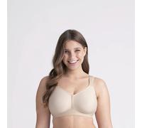 Miss Mary of Sweden Feel Fresh Non-Wired T-Shirt Bra - Unpadded Moulded Full Cups, Breathable & Moisture-Wicking 46D Beige