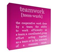 Feel Good Art Diamond Polished Token/Keepsake in Modern Design for The Office or Home from The Motivation Collection (7.4 x 10.5 x 2 cm, Small, Hot Pink)