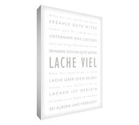 Feel Good Art Little Helper LM1624, 01G from Strong Canvas Wall Art Modern Typographischen Laugh Lots