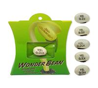 Feel Green Wonder Bean (Pack of 5), Good Luck, Bean with Engraved Lucky Message, Made in Austria, Sustainable Gift Idea, Plant Watering Amazing