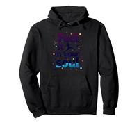 Feel It In Your Soul: Chase Your Dreams Inspirational Pullover Hoodie, Adult Unisex, Black, L