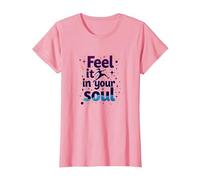 Feel It in Your Soul: Chase Your Dreams Inspirational T-Shirt, Women, Pink, XXL