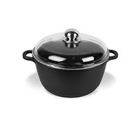 Feel Maestro Aluminum Pot with Granite Coating, MR-4628C, Black/Silver