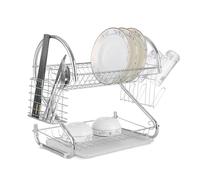 Feel Maestro Drainer for Sink MR-1025-53 Silver Stainless Steel Plastic
