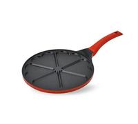 Feel Maestro MR-1222-A Black Red Aluminium Frying Pan Ø 26 cm - Brand EAN: 4820177140929