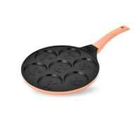 Feel Maestro MR-1222-B Smile Black Orange Aluminium Frying Pan Ø 26 cm - Brand EAN: 4820177140936