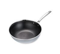 Feel Maestro Wok MR-1224-30 Frying Pan Steel Silver/Black