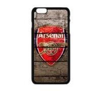 FEEL.Q- Arsenal F.C. Personalized Protective Black TPU Rubber Cell Phone Case Cover for iPhone 6+ 6Plus 6S Plus