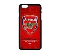 FEEL.Q- Arsenal F.C. Personalized Protective Black TPU Rubber Cell Phone Case Cover for iPhone 6 & iPhone 6S