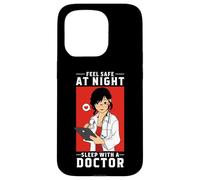 Feel Safe At Night Sleep With A Doctor - Arzt Arztkittel Case for iPhone 15 Pro