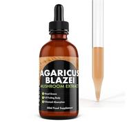 Feel Supreme Agaricus Blazei Extract Liquid Supplement 60ml Full Fruiting Body Dual Extracted Supports Well-Being Digestion & Cellular Health Antioxidant | Polysaccharides & Beta-Glucans