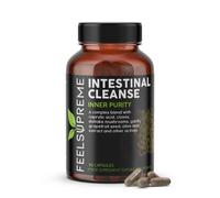 Feel Supreme Intestinal Cleanse for Detox & Digestion 90 Caps in Black Feel Supreme Black