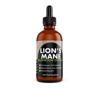 Feel Supreme - Lions Mane Supplement High Strength Mushroom Extract - Liquid Drops, 10:1 - Whole Fruiting Body - Brain Booster Supplements, Mushroom Supplement, Lions Mane Drops - 60ml