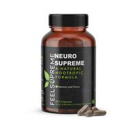 Feel Supreme Neuro Supreme / Natural Nootropic Formula 60 Caps in Black Feel Supreme Black 60 Caps