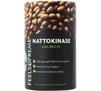 Feel Supreme Organic Nattokinase with Inulin 60 Capsule