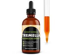 Feel Supreme - Tremella Mushroom Extract Liquid 60ml - 10:1 Dual Extract Supplement - Skin Hydration, Skin Health & Antioxidant Support - Mushroom Supplement for Men & Women - Vegan Tincture