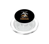 Feel The Beat Own The Floor Hip Hop Dancer Old School Rap PopSockets PopGrip for MagSafe