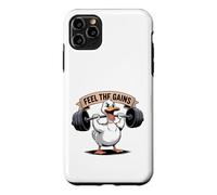 Feel The Gains Duck Weightlifting Workout Case for iPhone 11 Pro Max
