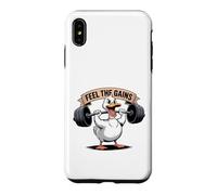 Feel The Gains Duck Weightlifting Workout Case for iPhone XS Max