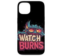 Feel the Heat with This Watch It Burns Statement Outfit Case for iPhone 13
