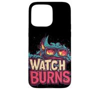 Feel the Heat with This Watch It Burns Statement Outfit Case for iPhone 15 Pro Max