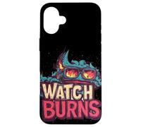 Feel the Heat with This Watch It Burns Statement Outfit Case for iPhone 16 Plus