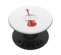 Feel The Music Retro Guitar Player Designs Present PopSockets Adhesive PopGrip