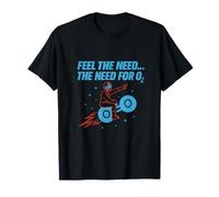 Feel The Need for O2 Rocket Retro Science Humor T-Shirt