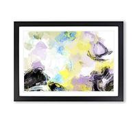 Feel The Rhythm in Abstract Framed Print | A2 Black Framed Wall Art | Ready to Hang | Abstract Fantasy Picture | Living Room Bedroom Lounge Office