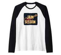 Feel the Rhythm in Every Jam Session Moment Raglan Baseball Tee